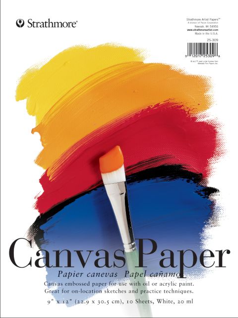 STUDENT CANVAS PAD 9X12